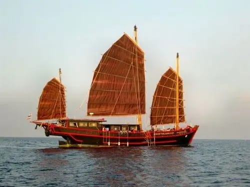 SY The JUNK Thailand Liveaboard traditional sailing vessel
