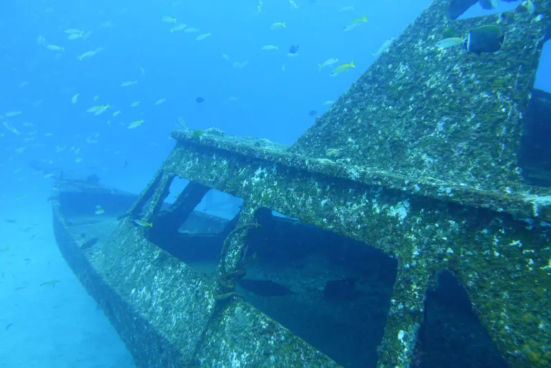 Unterwasseransicht von Bucht 1 in Racha Yai